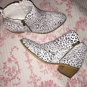 Animal Print Booties
